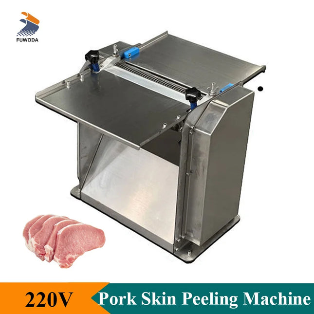 Commercial Pork Skin Peeling Machine Electric 220V Pork Meat Skinner Removing Machine For Restaurant