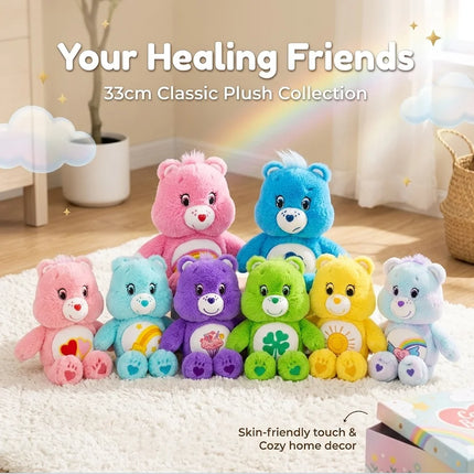 Care Bears 33cm Plush Stuffed Animal Cartoon Doll Children Soothing Comfort Toy Perfect Birthday Holiday Present Home Ornament