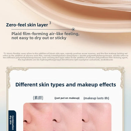 Flower Know Makeup Base Garden Air Cushion Foundation CC Cream Skin Friendly Concealer Makeup Moisturizing Natural Coverage