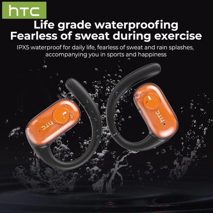 HTC NE10 Bluetooth Earphone Luminous Quicksand Headphones Sport Wireless Headphones Comfort HD Bass AI Translator Earbuds