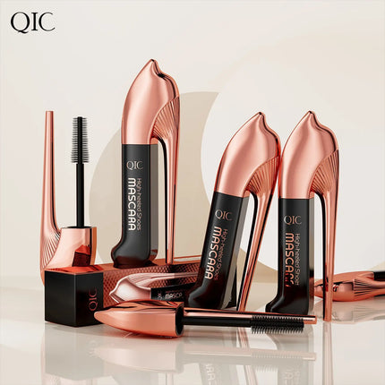 2025 High Heels Mascara 3D Waterproof Non-smudging Thick Curl Natural Slender Cross-border Makeup