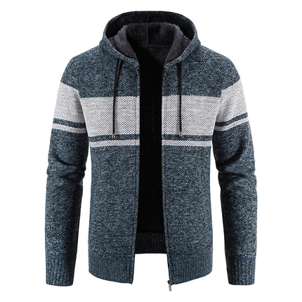 LEGIBLE 2025 Men's Sweaters Autumn Winter Wool Zipper Cardigan Sweaters Man Casual Knitwear Sweatercoat Male