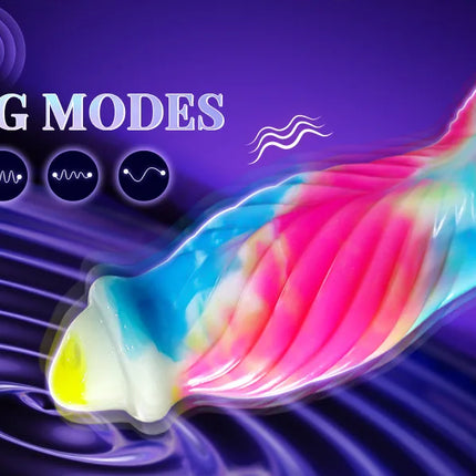 Thrusting Dragon Dildo Vibrator Sex Toys 10" 4IN1 Monster Remote Control Thick Dildo Suction Cup Dildo Anal Toys Adult Product