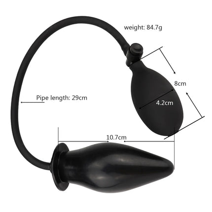 Adult Products Dildo for Anal Toy Expandable Butt Plug Silicone Massager Sex Toys for Women Men Inflatable Anal Plug Backyard