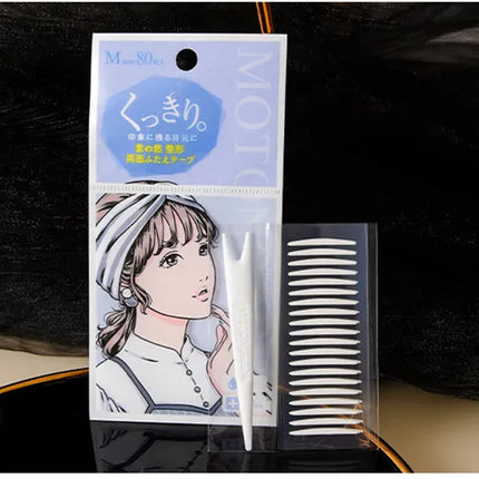 MOTONOZEN Double Eyelid Tape Sticker Invisible Fold Eyelid Paste Clear Beige Stripe Self-adhesive Natural Eye Makeup Tool