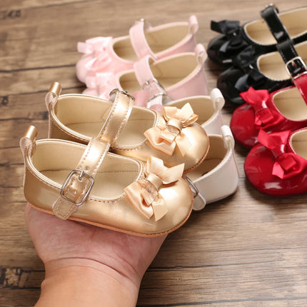 Spring and Autumn Style 0-1 Year Old Baby Walking Shoes Soft Rubber Soled Baby Shoes Breathable and Non Slip Princess Shoes