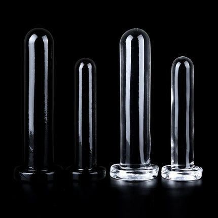 Clear TPE Anal Plug 24cm Small Dildos ButtPlug Pulling Beads Round Tube Masturbation Posterior Dilation Adult Sex Toys For Men