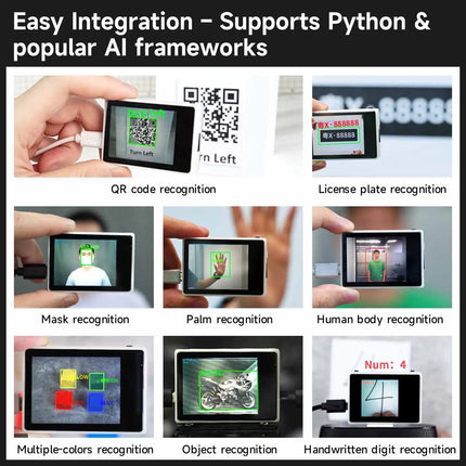 K210 Visual Recognition Module With 2MP Camera for Artificial Intelligence Deep Learning with Serial Port Support MicroPython