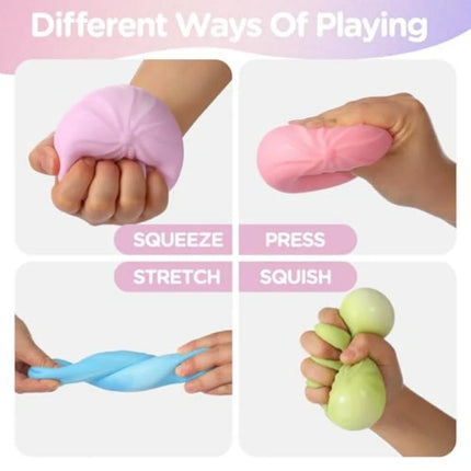 Dumpling squishy mystery box filled with viral squishies offers a delightful stress relief experience perfect for kids teens an