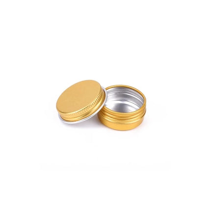 10/30pcs 5g Metal Round Tins Aluminum Empty Cans with Screw Lid for Cream Lip Balm Salve Spice Candle Cosmetic Storage