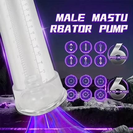 Automatic Penis Pump Male Enlarger Extend Erection for Men Sex Toy Adult Penis Entender Extendable Pump for Enhanced Pleasure