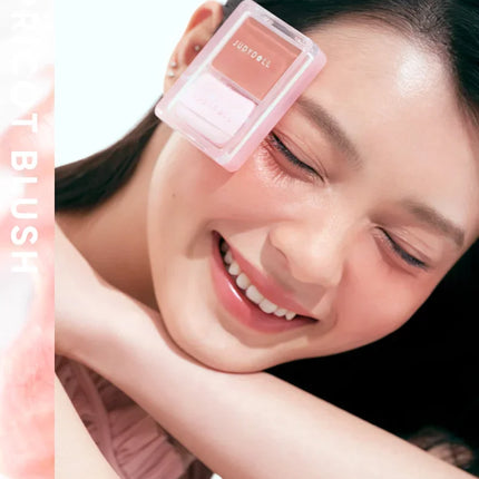 Judydoll Water Light Cream Hydrating Blush Multi Purpose Moisturizing High Light Expanding With Puff Long-lasting Face Makeup