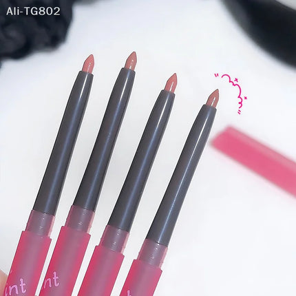 1Pc Nude Light Sweet Soft Matte Lip Liner Pencil Long-Lasting Fading Resistant Makeup Removable Lip Shaping Cosmetic Tool