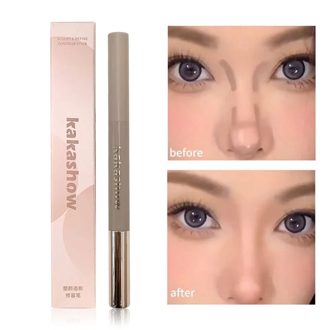 kakashow Contouring Pen, a cream-textured nose shadow pen, naturally three-dimensional and brightening contouring stick