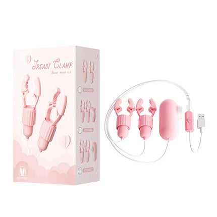 Gentle Nipple Pleasure Device – Dual Suction & Vibration for Sensitive Skin, Quiet Intimate Massager for Women, USB Rechargeable