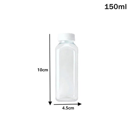 120-500ml Plastic Juice Bottles Long-Lasting, Spill-Proof, Milk Tea - Easy Cleaning and Refilling Clear Water Bottle Portable ﻿
