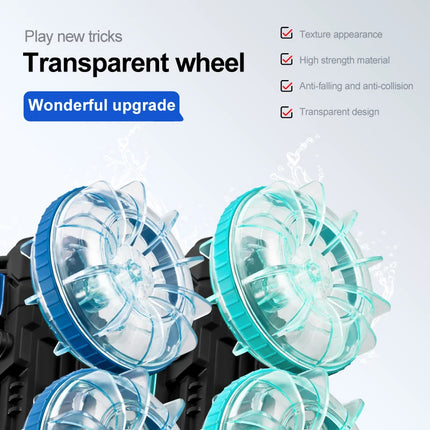 Amphibious RC car waterproof stunt car double side flip drift drive 360 ° rotation rc cars Kids toy For Outdoor Swimming Pool