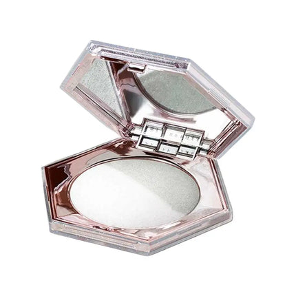 Highlight Powder,Face Highlighter Palette Pink Pearl Shimmer Smooth Baked Powder Face Highlight Contouring Smooth Glitter Powder