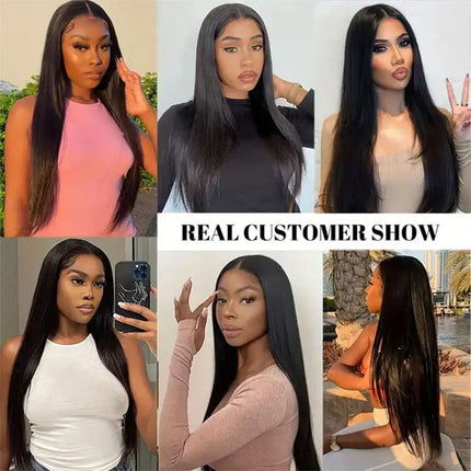120G/8Pcs Straight Clip Ins 100% Unprocessed Human Hair Extensions Brazilian Remy Virgin Hair Natural Black Full Head For Women