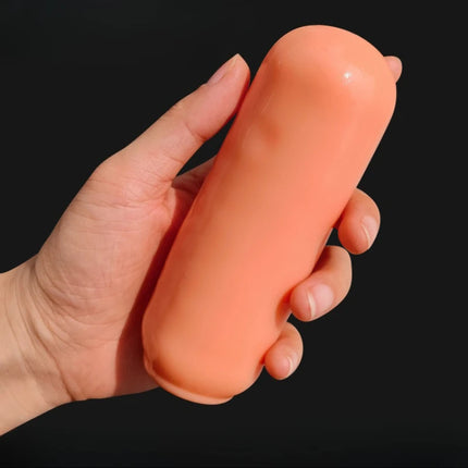 Male Masturbator Cup Manual Silicone Portable Sucking Airplane Cup Soft Vagina Blowjob Pocket Pussy Masturbation Sex Toy For Men