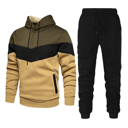 Men's and women's spring fleece sportswear men's and women's casual hoodies couple suit jogging fashion pullover black S-3XL