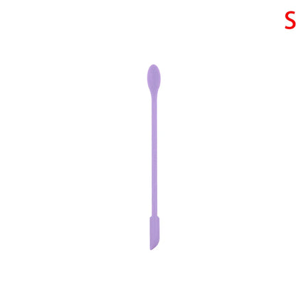{HBA17} 1/3Pcs Cosmetic Bottle Silicone Mini Scraper Deep Bottle Scraper Cosmetic Spoon Double End 2 In 1 Jam Spatula