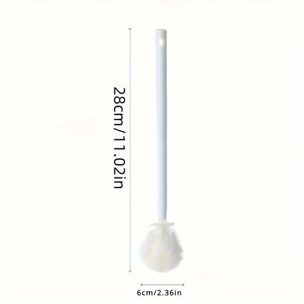 Foldable 360 degree comprehensive cleaning silicone brush with long handle design, reusable for bottles and cups