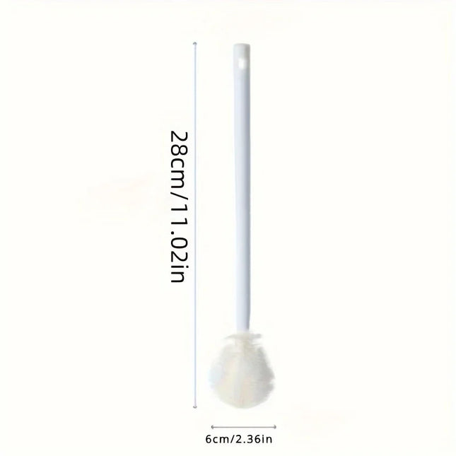 Foldable 360 degree comprehensive cleaning silicone brush with long handle design, reusable for bottles and cups