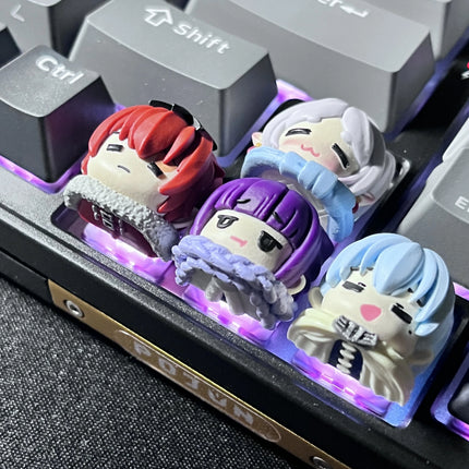 Frieren: Beyond Journey’s End Keycap Series Animation Personality Resin Anime Mechanical Keyboard Single Keycap Esc Decoration