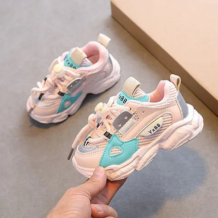 Size 21-36 Baby Toddler Shoes For Boys Girls Breathable Mesh Little Kids Casual Sneakers Non-slip Children Sport Shoes tenis