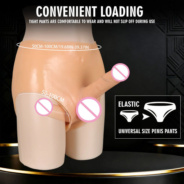 Soft Silicone Pegging Strapon Dildo for Women Penis Pants Masturbators Realistic Dildos For Women Lesbian Toys for Adults