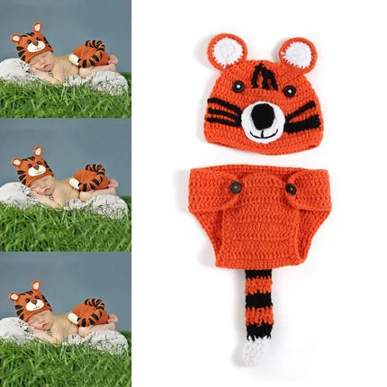 New Born Baby Crochet Knit Costume Accessories Infant Photo Shoot Clothes Newborn Photography Props Newborn Shooting