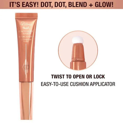 Liquid Highlight Shadow Pen Compact Skin-friendly Facial Contours Makeup Lasting Setting Honey Powder Soft Texture Beauty Tool