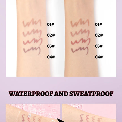 QIBEST Matte Liquid Lipliner Pencil Waterproof Plumping Stain Lipstick Natural Lip Liner Outline Lips Contour Pen Cosmetics