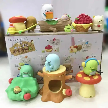Sumikkogurashi Table Storage Organization Pen Holder Glasses Stand Ornaments Miniature Blind Box Toy Collection Gifts