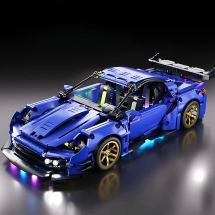 Building block sports car 1:14 RC toy car, building block toy birthday gift, sports car model, children's DIY gift
