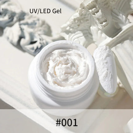 1Jar Drawing Carving Gel Nail Plaster Effect 3D Sand Texture Relief No need Wash Gel Polish UV LED Nails polish Lacquer Varnish