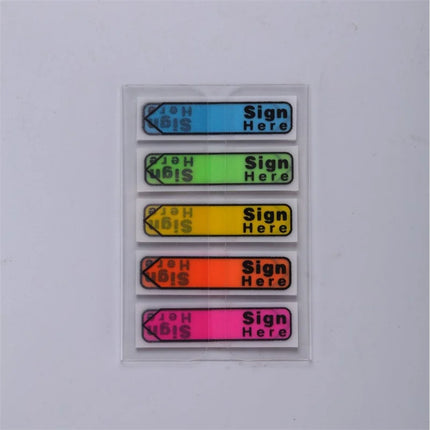 100 Sheets Strong Stickiness Memo Pad, Reusable Sticky Notes Bookmarks for School Office, N-Time Repositionable Stationery, Idea