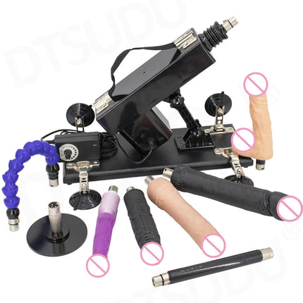 A2 Sex Machine for Women Automatic Men, Masturbation Machine With 3XLR Dildos Attachments Telescopic Sex Toys