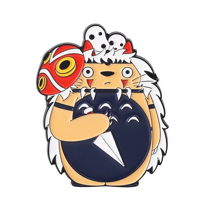Miyazaki Hayao Ghibli Enamel Pin Cute Totoro Lapel Pins for Backpacks Clothes Badges Cute Brooch Jewelry Gifts for Friends