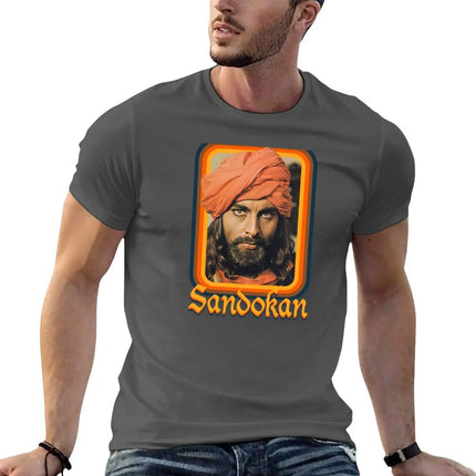 Sandokan TV Shows T-Shirt Blouse Tops Short Sleeve Tee Plus Size Tops Anime Shirts Men