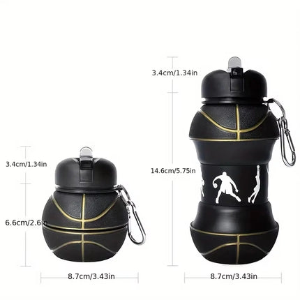 200ml/550ml Basketball Soccer Sports Ball Design Tumbler Cup - Insulated Stainless Steel Drinking Cup Gift for Men Women Kids