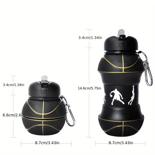 200ml/550ml Basketball Soccer Sports Ball Design Tumbler Cup - Insulated Stainless Steel Drinking Cup Gift for Men Women Kids