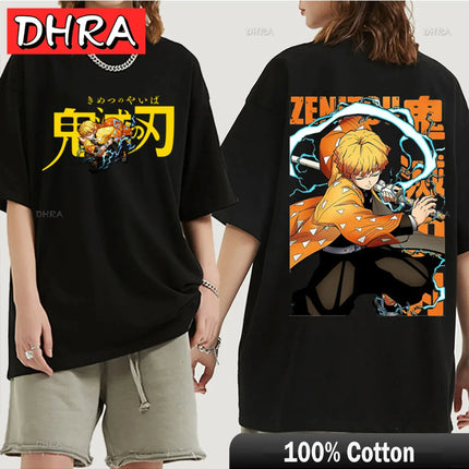 Demon Slayer T Shirt Nezuko Tshirt Women Kimetsu No Yaiba Top Tees Japanese Anime Tanjirou Kamado Tops Manga Harajuku T-shirt