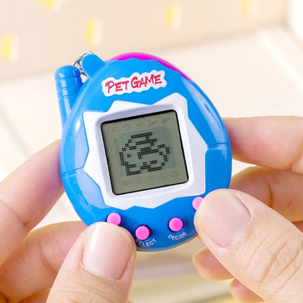 Transparent Case 168 in 1 Tamagotchi Pet Game, Nostalgic Pixel Virtual Cyber Digital Electronic Pet Toy, Mini Portable Funny