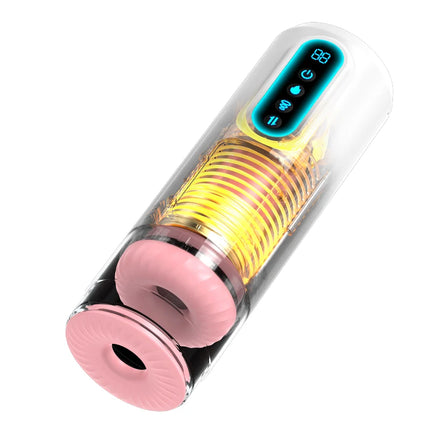 Automatic Male Masturbator Cup 9 Sucking Telescopic Modes Vibrator Pocket Pussy Stroker Blowjob Penis Pump Sex Toys For Men