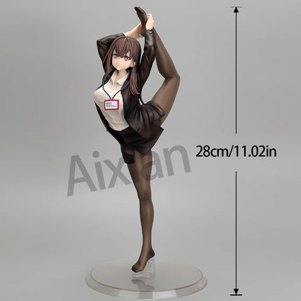 26CM The OL Who Refuses To Work 1/6 Ver. PVC Action Figure Sexy Anime +18 Uncensored for Adult Collection Gift Model Toys