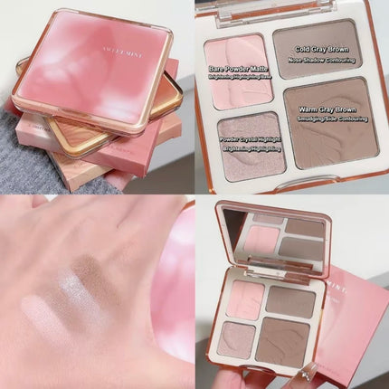 Face Shaping Brightening Contouring Palette Lightweight Natural Look  Liquid Contour Versatile Use