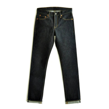 Saucezhan 310XX-18OZ  Jeans for Men Selvedge Denim Jeans Slim Fit Autumn and Winter Jeans Pants Zipper Fly Heavyweight