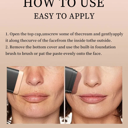 Eraser contour foundation stick moisturizing,light,long-lasting waterproof,breathable concealer natural,docile liquid foundation